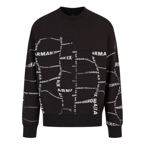 Armani Exchange Mens Crew Neck Sweatshirt