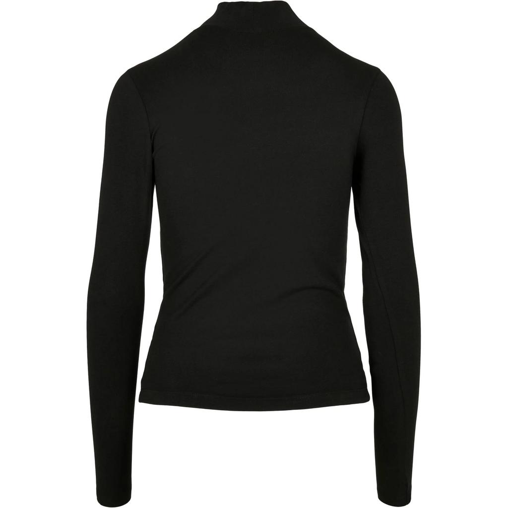 Urban Classics Womens/Ladies Cut Out Turtle Neck Long-Sleeved Top