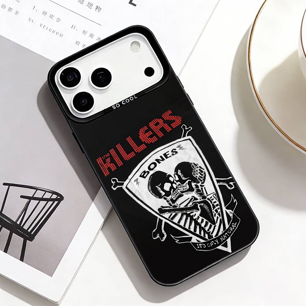 T-The K-Killers Phone Case For iPhone17,16,15,14,13,12,Pro Max Black Colorful Phone case