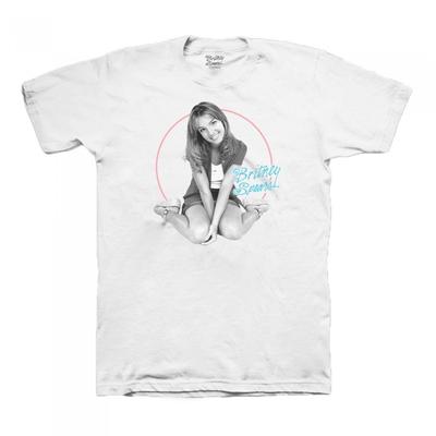 Britney Spears Unisex Adult Classic Circle T-Shirt