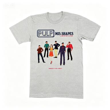 Vintage Pulp Misshapes Band Grafik T-Shirt Retro Britischer Rock Lässiges Baumwoll-T-Shirt Für Fans Tägliches Tragen