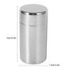 Stainless Steel Tea Tins Textured Metal Containers Tea Canister With Lid Interior Seal Lid Loose Leaf Tea Tin Home Kitchen