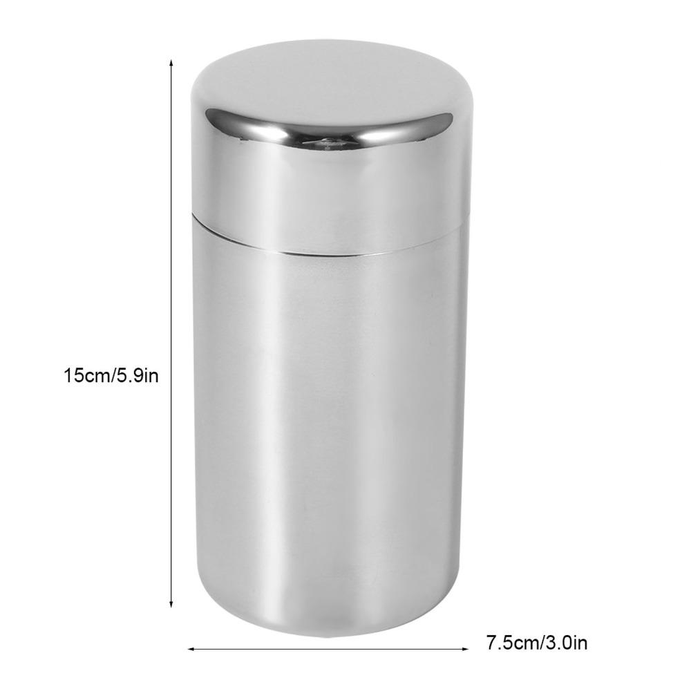 Stainless Steel Tea Tins Textured Metal Containers Tea Canister With Lid Interior Seal Lid Loose Leaf Tea Tin Home Kitchen