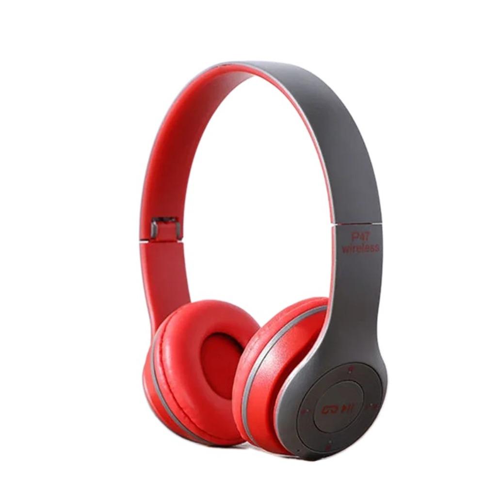 Head Mounted P47 Bluetooth Headset HiFi Sound P47 Wireless Headset Fashion P47 Headphone  Sports