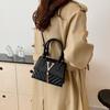 New Casual Personalized Portable Small Square Bag Fashionable Simple Retro Fashion Trend Shoulder Messenger Bag