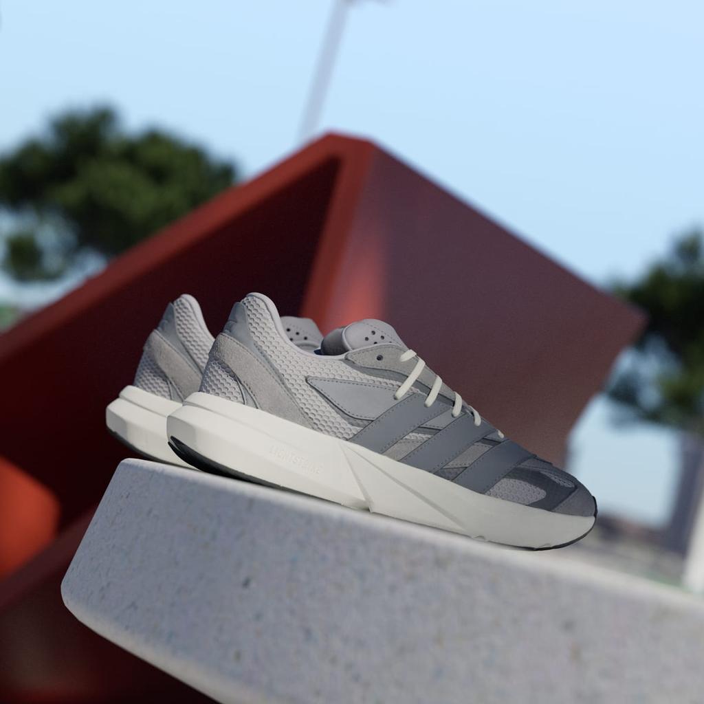 adidas Lightblaze IH8607 Unisex Sportswear Sneakers Grey Two / Grey Three / Iron Metallic