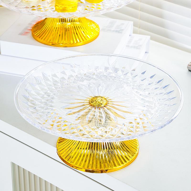 Elegant Snack Plate for Coffee Table: Ideal for Fruit, Desserts, Afternoon Tea, and Candy.