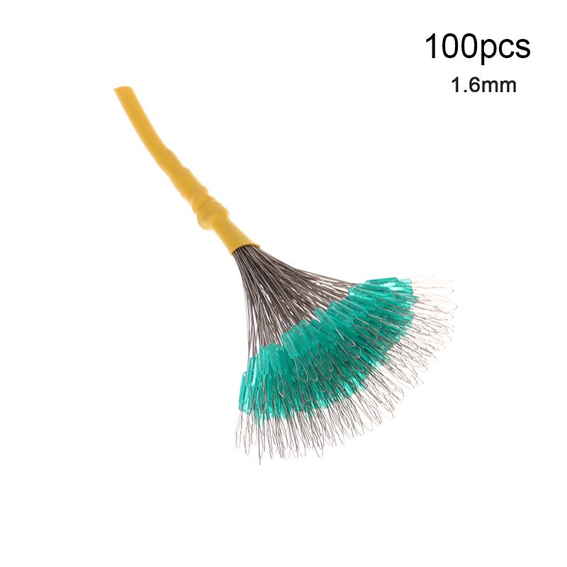 100Pcs S/Ss/Sss/M/L/Ll Anti-Wrapped Beans Float Fishing Bobber Silicone Stopper Space Bean Connector Fishing Line Tackle