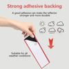Truck Reflective Sticker Car Rear Bumper Anti-collision Waterproof Sticker Nighttime Warning Trailer Reflector Safety Sticker