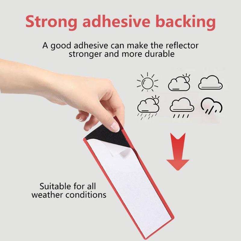Truck Reflective Sticker Car Rear Bumper Anti-collision Waterproof Sticker Nighttime Warning Trailer Reflector Safety Sticker