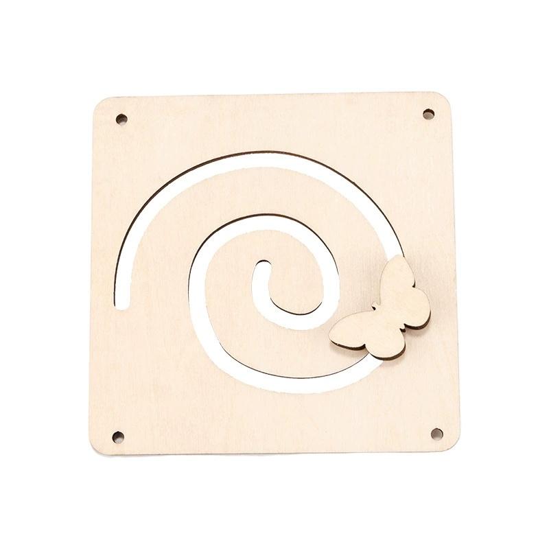 Asilo Montessori Busy Board Accessori Bruco Ingranaggio Lampada LED Campanello Rullo Contatore Perline Giocattolo da Parete Giocattolo Educativo