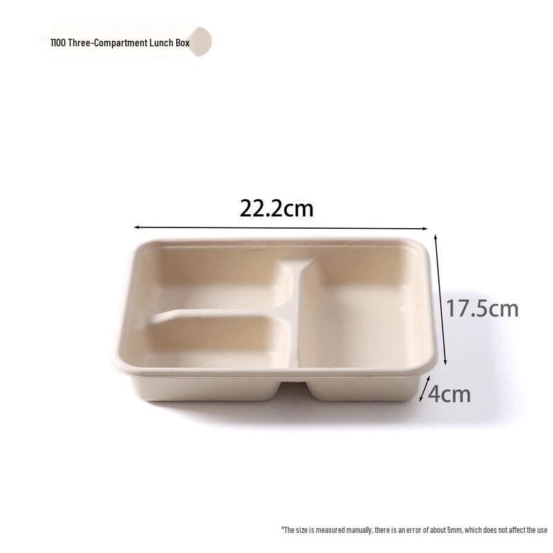 ZISIZ Disposable Pulp Food Container