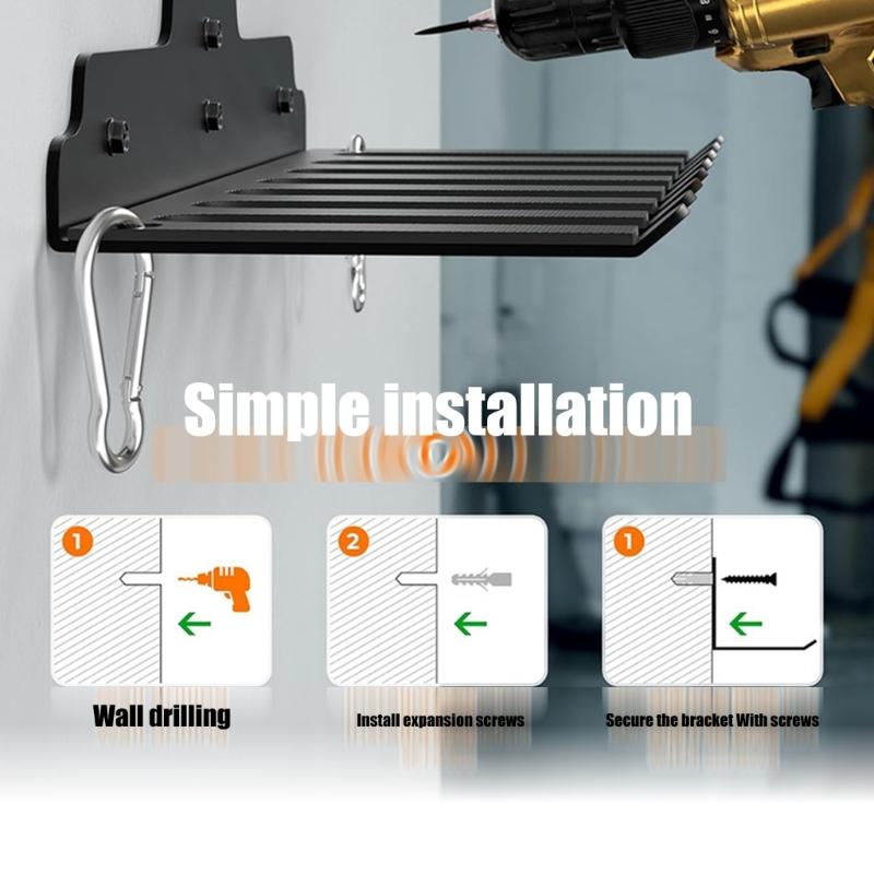 Heavy Duty Efficient Vertical Barbell Holder Stand For Garage Gym Space Saving Equipment Organizers Tidy Workout Spaces