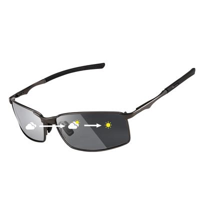 FEISEDY Polarized Square UV400 Ultra for and Fishing Men's Sunglasses, Small, Protection, Lightweight, Stylish, Driving, Cycling, (B1029)