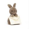 Envelope Cute Bunny Comforting Animal Plush Toy For Valentines Day And Birthdays