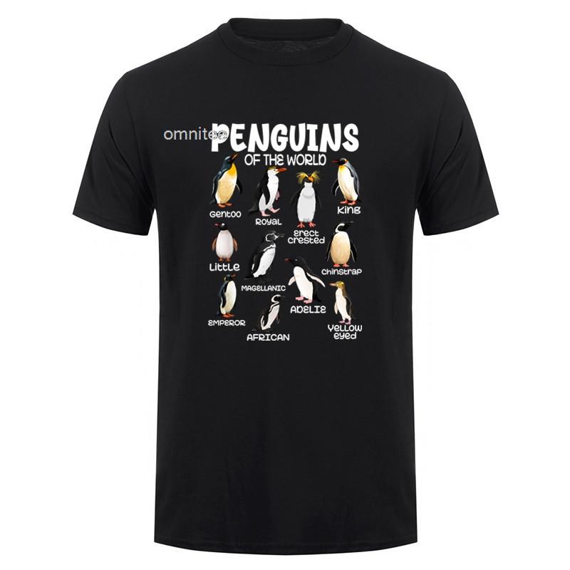 Pinguin Pinguine Tiere der Welt Pinguin-Liebhaber T-Shirt Sommer Lustiges Unisex-T-Shirt Unisex-Kleidung HJ020