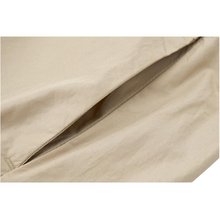 Calvin Klein Ss25 Cotton Twill Midi A-Line Casual Skirt Women Skirts Khaki 44B666P