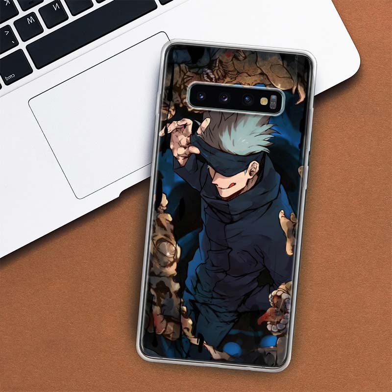 Jujutsu Kaisen Gojo Satoru Phone Case For Samsung Galaxy M21 M12 M31S M32 M51 M52 Note 20 Ulte 10 Plus 9 8 J4 J6 + J8 M11 F52 F6