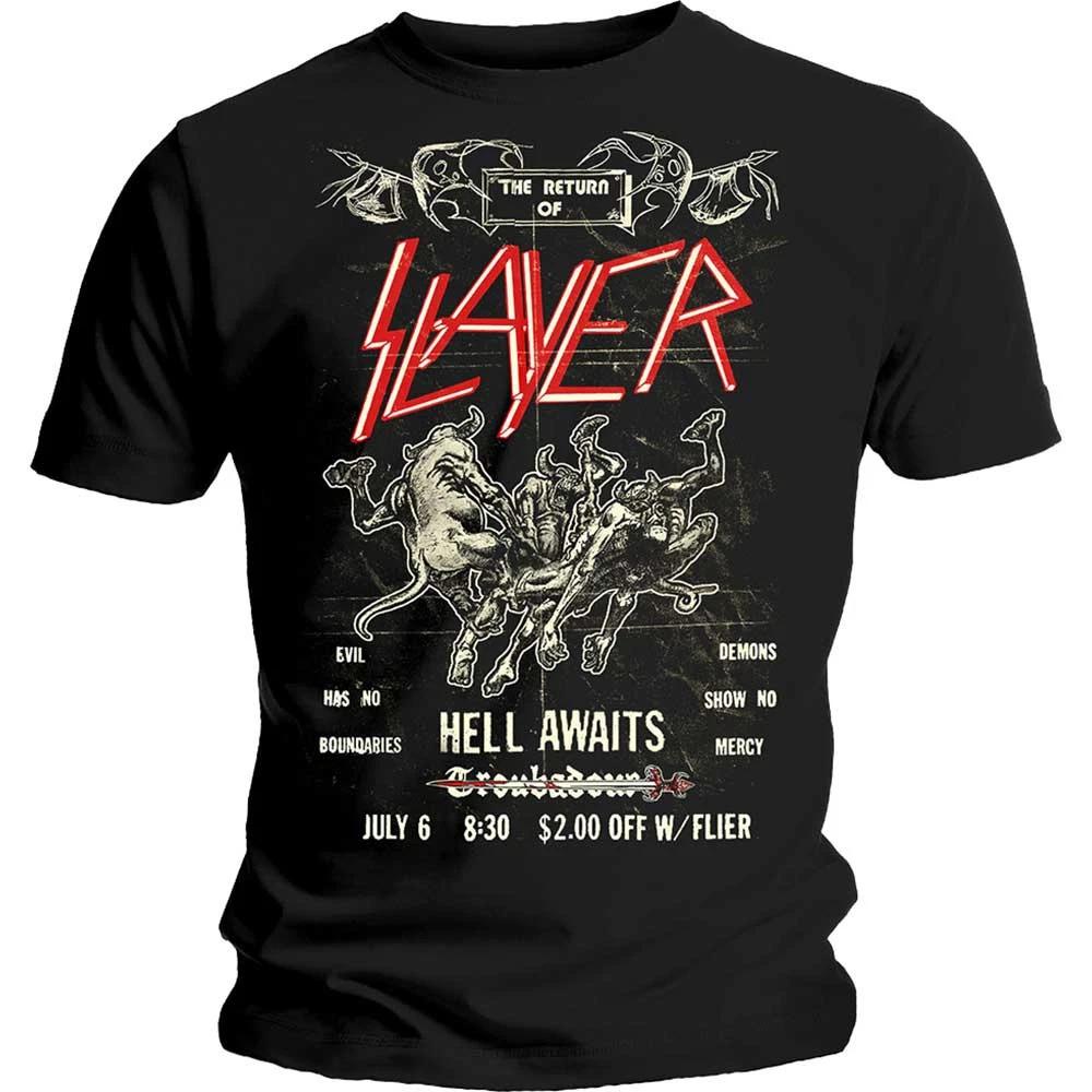 Футболка Slayer: Винтажный флаер ОФИЦИАЛЬНЫЙ НОВЫЙ S
