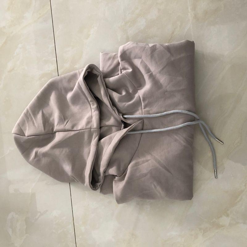 Daily Order Large Design Air Layer Sweatshirt Autumn New Arrival Foreign Trade Women's Clothing Hooded Collar Pullover Long Sleeve Split 29890