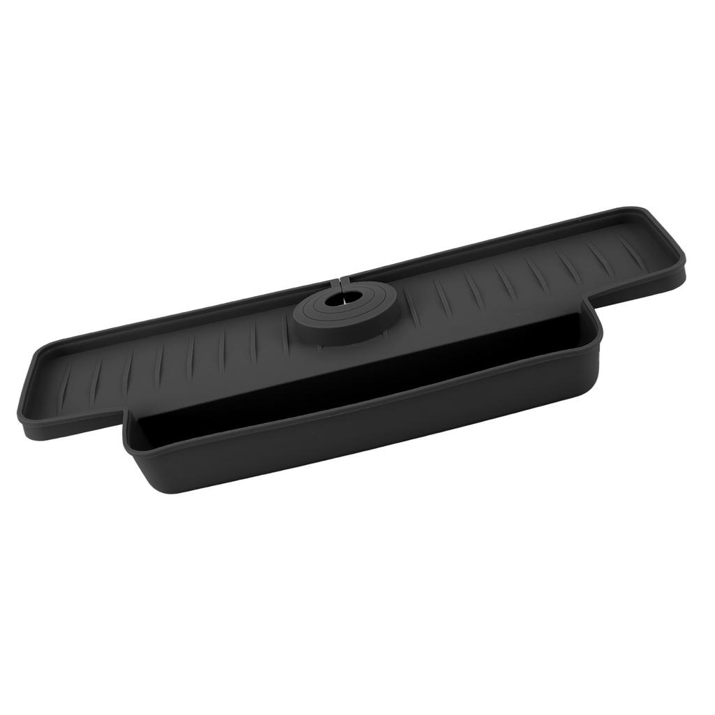 Faucet Splash Proof Draining Rack Silicone Foldable Faucet Handle Drip Catcher Tray Drainer Shelf Basket for Kitchen