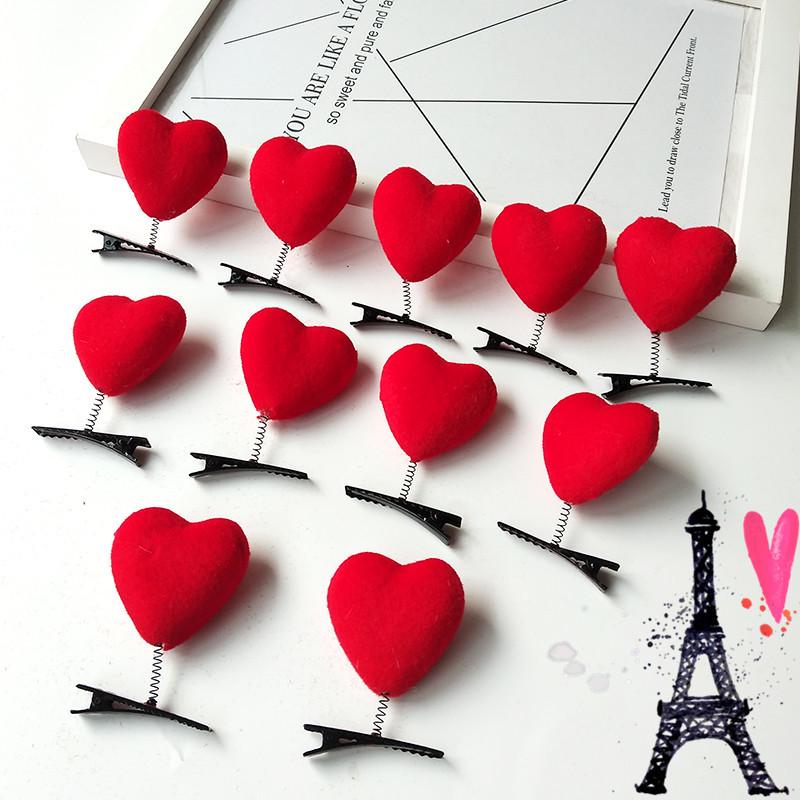Kids' Heart Hair Clip: Cute Hairpin for Social Media Promotion & Gift