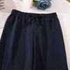 Girls' Casual Outfit - Summer Children's Elegant V-neck Long Pants Set