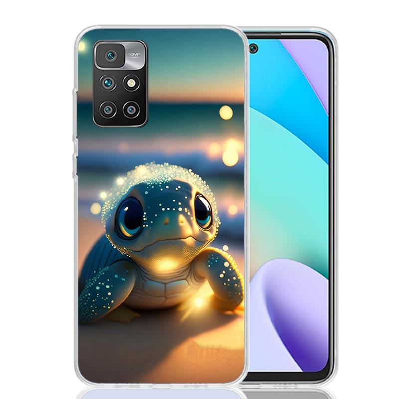 

Cartoon Sea Turtle Tortoise Case Phone Cover for Xiaomi Redmi 13 13C 14C 12 12C 10 10C 10A 9 9C 9A 9T 8 8A 7 7A 6 Pro 6A K70 K60 Redmi 9T