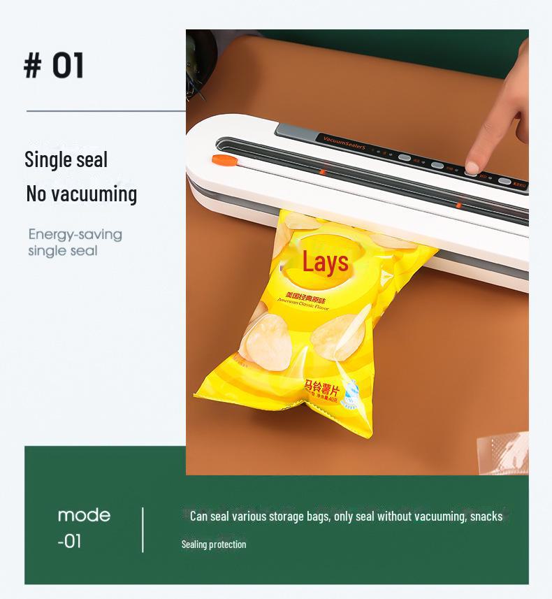 Kompaktní automatická vakuová balička pro konzervaci potravin