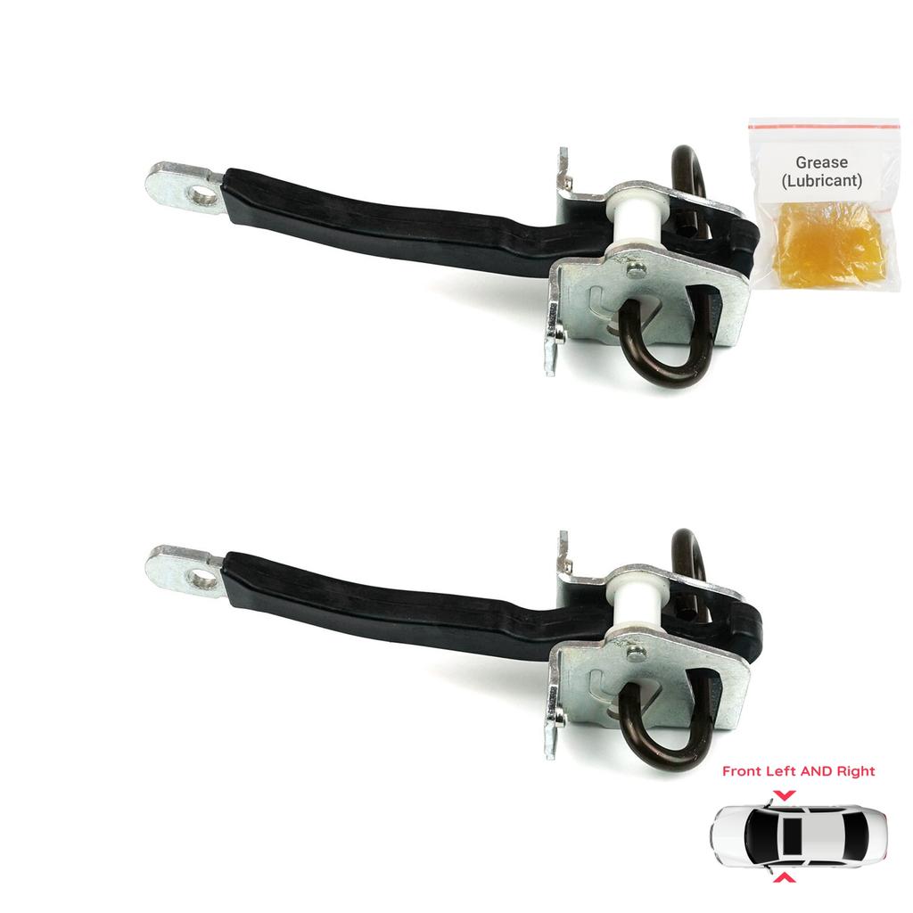 BDP1067-1 2 Pieces Front Left AND Right Door Catch Hinge Brake Stop Check Strap Limiter for BMW 5 Series E39 1995-2004 4/5 Door 51218193447