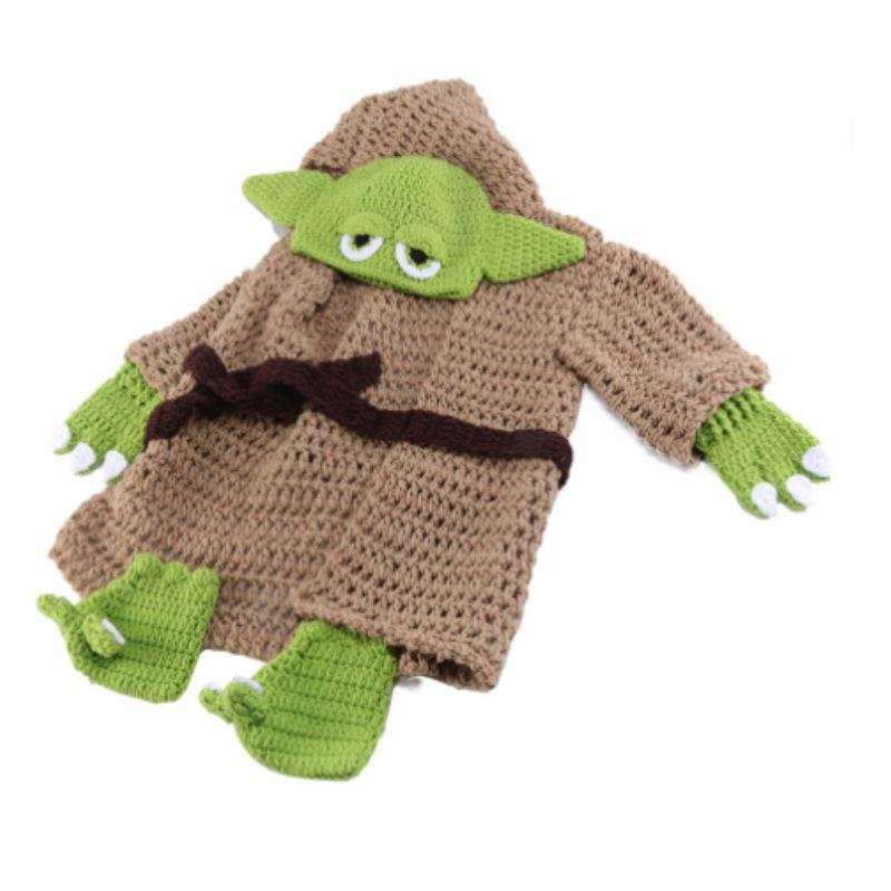 Søt Yoda Baby Cosplay Kostyme For Uforglemmelige Fotoseanser