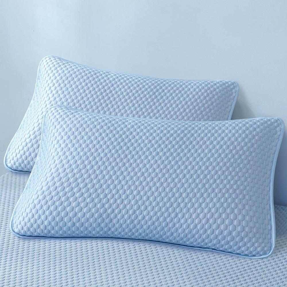 Comfortable Cotton Pillow Cover Isolation Layer Anti Mite Pillow Case Protector Sweatproof Head Oil Pillowcase Household