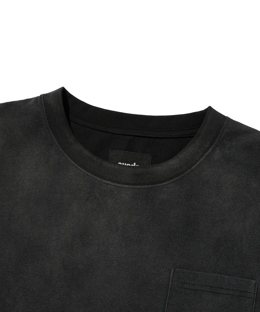Seuweideu Pocket Cropped Long Sleeve [Washing Black]