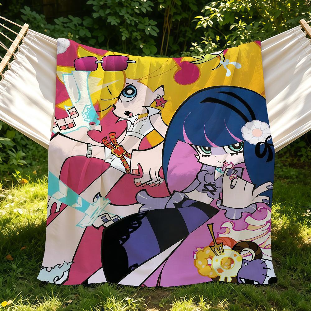 Cartoon P-Panty Stocking Blanket Suitable For Sofas Beds Offices Cars Outdoor Travel An Ideal Gift For Friends Family