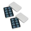 16 Pieces Four Wheeled Roller Skate Bearings High Speed Spares Practical Steel Universal Replace for