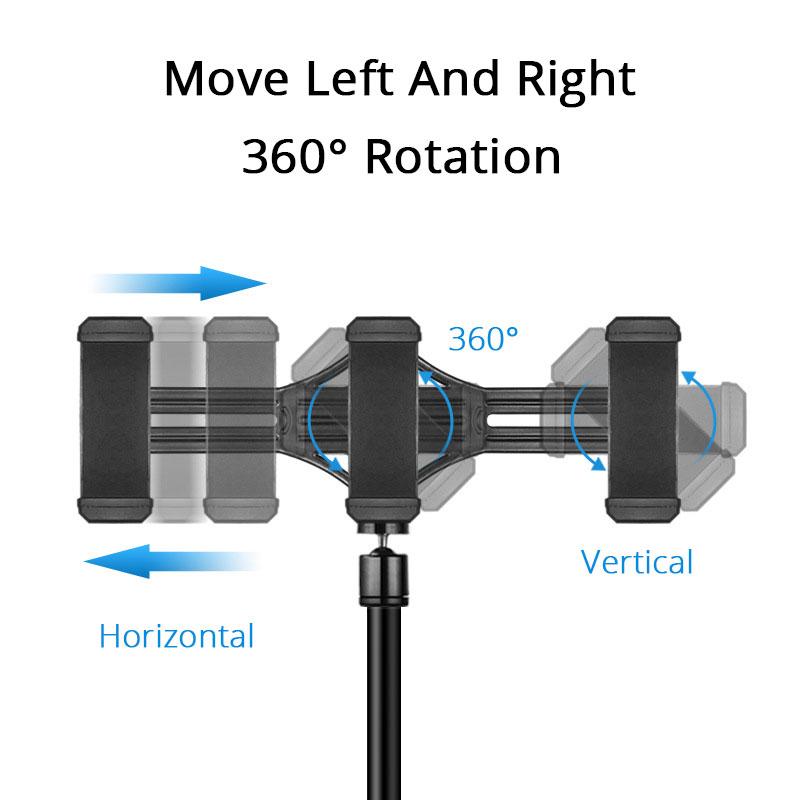 LED Selfie Ring Light Photography Video Light RingLight Phone Stand Tripod Fill Light Dimmable Lamp Streaming