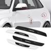 HGC2 4 Pezzi Striscia Antiurto in Gomma Adesivi Protettivi per Portiere Specchietto Retrovisore Auto per Skoda Octavia Rapid Kodiaq Superb Karoq Fabia