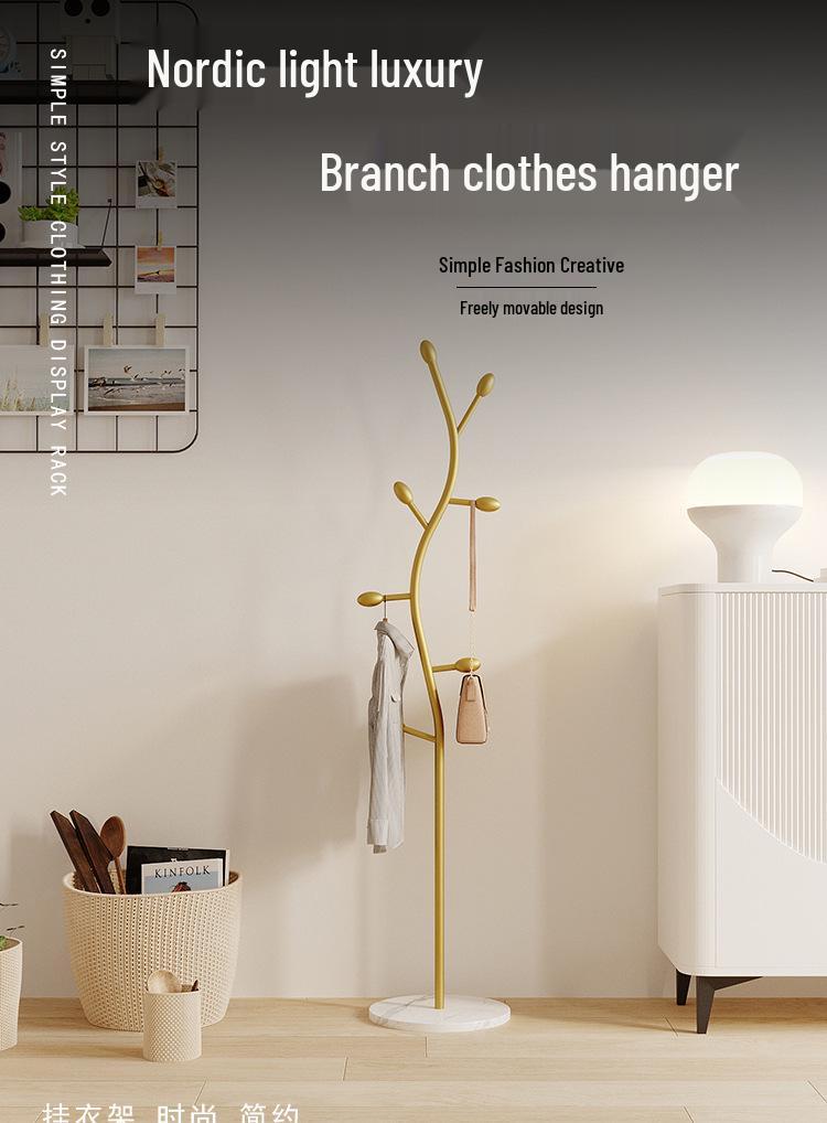 Compact Apartment Clothes and Coat Drying Rack for Bedroom