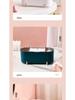 Transparent Dustproof Cosmetic Organizer: Cotton Swab, Makeup Remover, Sponge, Lipstick Storage Box with Lid.