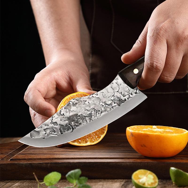 4pcs Boning Knife Sharp Multi-functional Stainless Steel Kitchen Knife Set Household Dividing Pork Meat Cleaver Boning Knife Fruit Knife