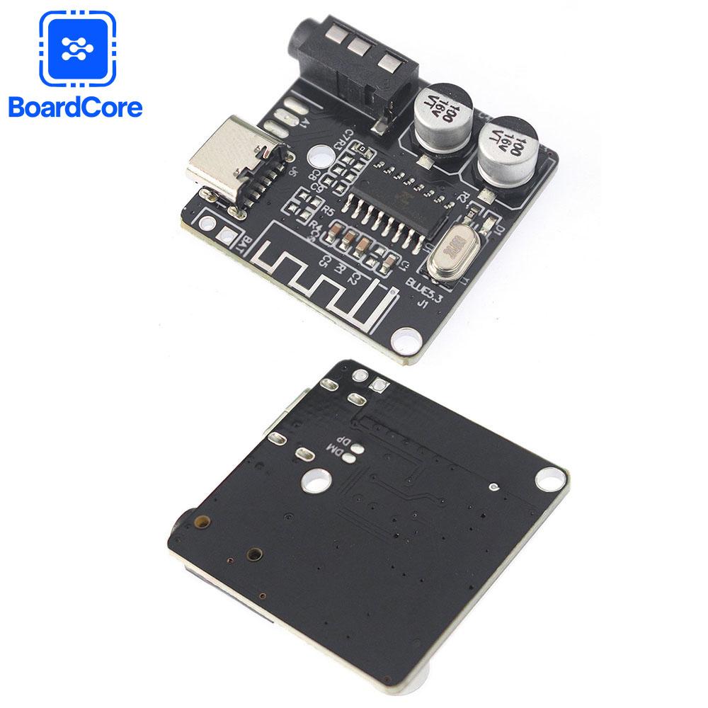 Typ-C Bluetooth 5.0 Musikmodul Audio-Empfängerplatine MP3-Decoderplatine Car-Audio Stereo-Verstärkerplatine für Heim-DIY-Lautsprecher