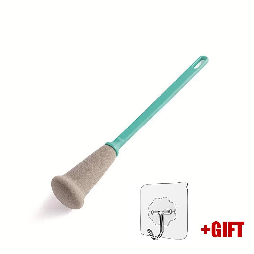 Long Handle Sponge Brush Kitchen Cleaning Supplies Bottle Cleaning Brush Cups Beers Jugs Cleaned Kitchen Tool зелёный