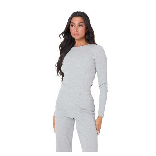 I Saw It First Womens/Ladies Stretch Long-Sleeved Top