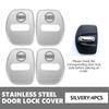 kdvns0 For Volvo Car Door Lock Cover Stainless Steel Anti Corrosion Protection V50 S60 XC60 S40 XC40 XC90 V60 S80 S90 V70 XC70
