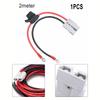 Heavy Duty 50A Battery Charging Cable with M8 Lug Terminal 2m Wire for Dual Battery and Trailer Power Wiring In RVs and Buses