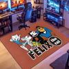 Felix the Cat pattern rug, suitable for living room, bedroom, game room, computer room and home décor.