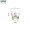 OLOEY Gänseblümchen Glas Getränkebecher
