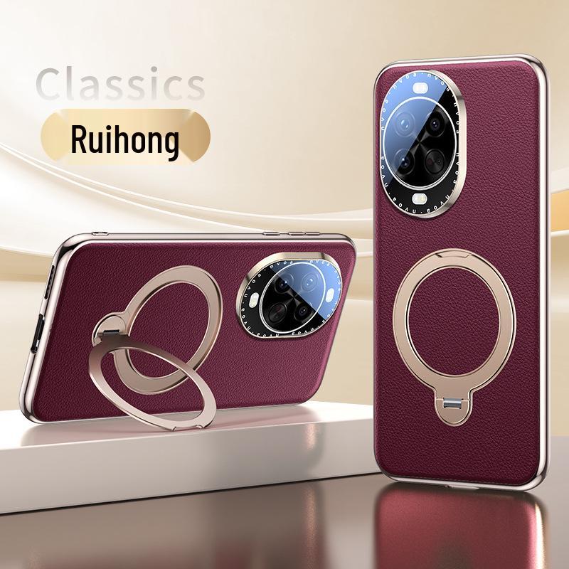 Huawei Nova 14 Pro/Ultra Anti-Drop Leather Phone Case with Magnetic Stand