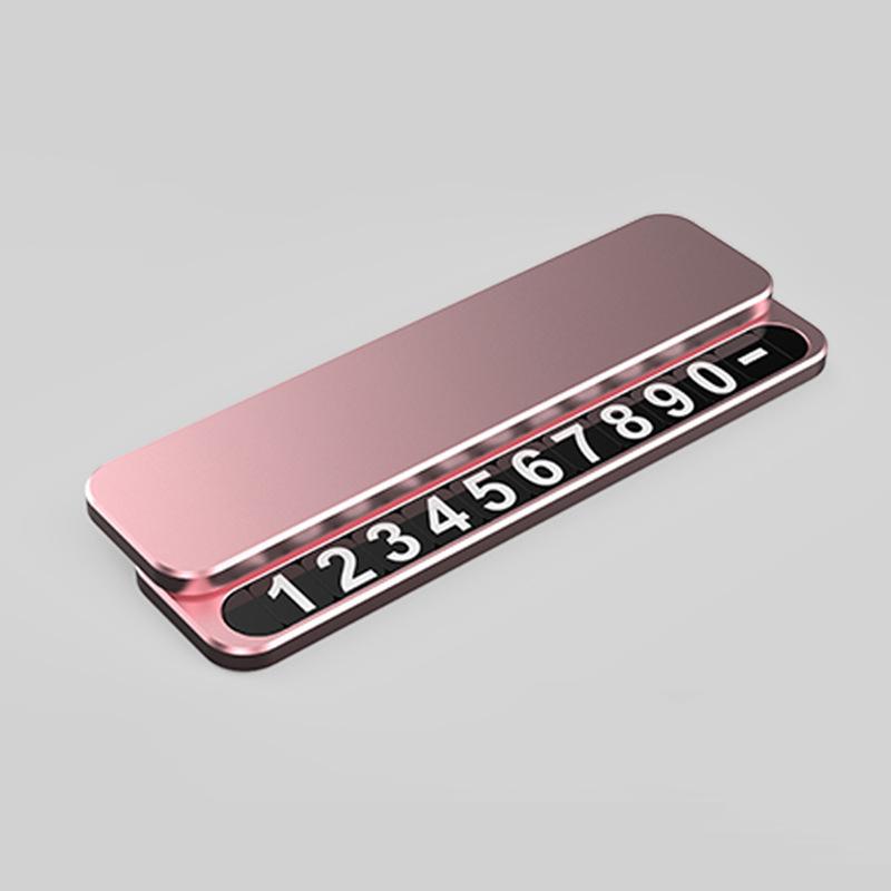 New Car Temporary Parking Sign Phone Number Plate Creative Hidden Temporary Parking Sign Car Decoration Gift A3