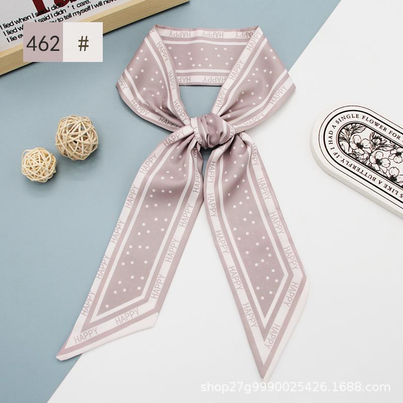 

«Шелковая цветочная повязка для волос и лента для шарфа на сумку»